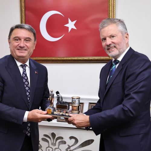 Norveç Büyükelçisi Andreas Gaarder, Başkanımız Sn.Tahsin Erdem’i Ziyaret Etti