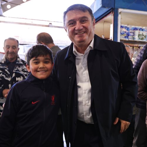 Başkanımız Sn. Tahsin Erdem Soğuksu Pazar Yerinde Esnaf ve Vatandaşlarımız ile Buluştu