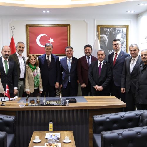 İzmir Büyükşehir Belediye Başkanı Dr. Cemil Tugay’dan Belediyemize Ziyaret