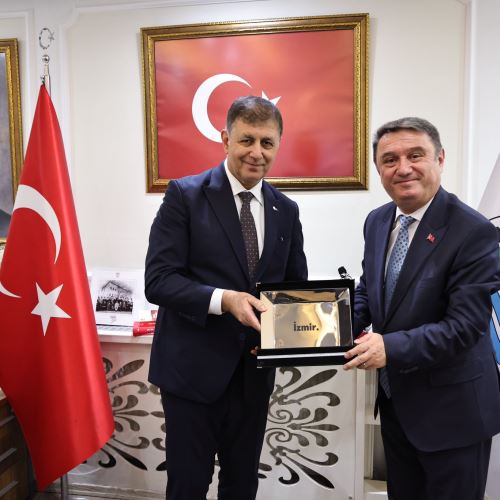 İzmir Büyükşehir Belediye Başkanı Dr. Cemil Tugay’dan Belediyemize Ziyaret
