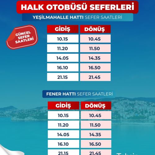 OTOBÜS SAATLERİ
