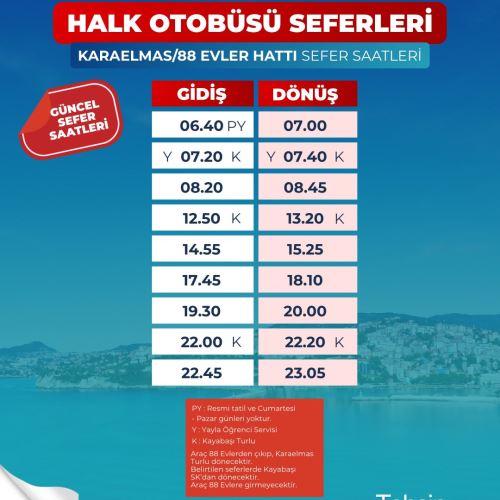 OTOBÜS SAATLERİ