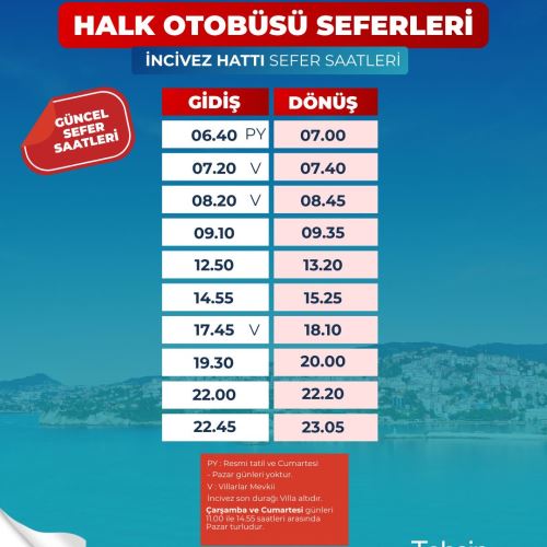 OTOBÜS SAATLERİ