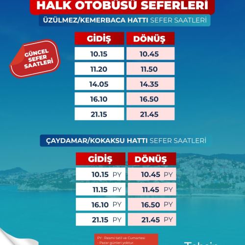 OTOBÜS SAATLERİ