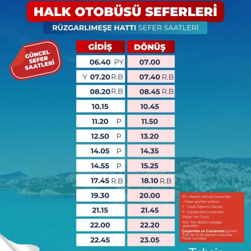 OTOBÜS SAATLERİ
