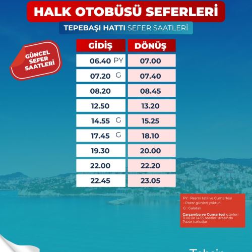 OTOBÜS SAATLERİ