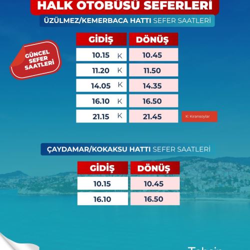 OTOBÜS SAATLERİ