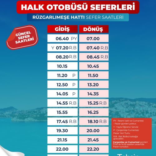 OTOBÜS SAATLERİ
