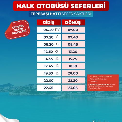 OTOBÜS SAATLERİ