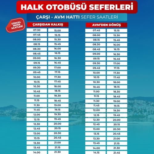OTOBÜS SAATLERİ