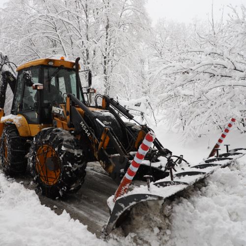 Kar Yağışına Karşı Ekiplerimiz 7/24 Görev Başında