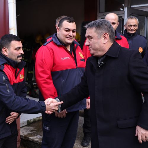 Başkanımız Sn.Tahsin Erdem İtfaiye Teşkilatımızla Kahvaltıda Bir Araya Geldi