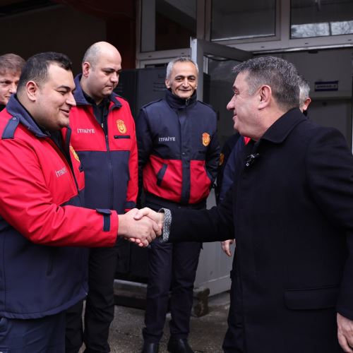 Başkanımız Sn.Tahsin Erdem İtfaiye Teşkilatımızla Kahvaltıda Bir Araya Geldi