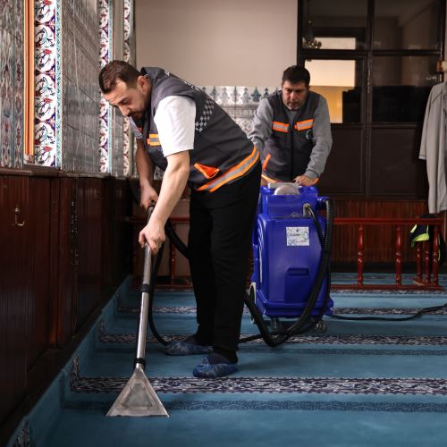 Ramazan Ayında Camilerimizde Temizlik Çalışmalarımızı Başlattık