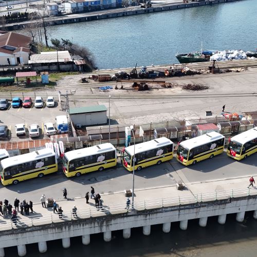 Yeni Halk Otobüslerimiz Zonguldak Halkının Hizmetinde