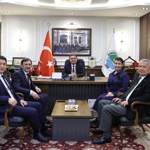 Tataristan Agryz Heyetinden Belediyemize Ziyaret