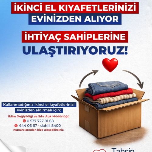 Kullanılmayan Kıyafetler İhtiyaç Sahiplerine Ulaşıyor