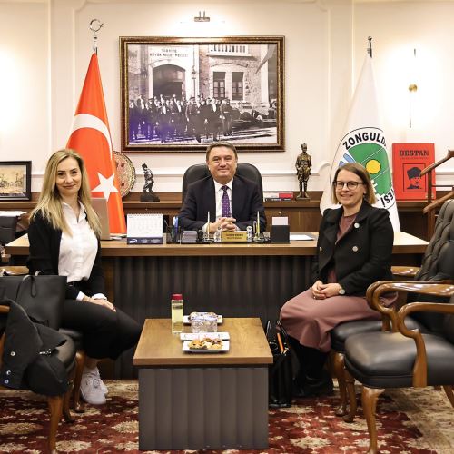 Almanya'nın Ankara Büyükelçiliği’nden Başkatip Nicole Gonsior'dan Başkan Erdem'e Ziyaret