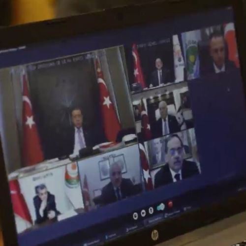 Belediye Başkanımız Sn.Dr.Ömer Selim Alan, Cumhurbaşkanımız Sn.Recep Tayyip Erdoğan Başkanlığında Gerçekleştirilen Videokonferans Toplantısına Katıldı