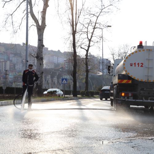 İtfaiye Müdürlüğü Ekiplerimizden Detaylı Yıkama