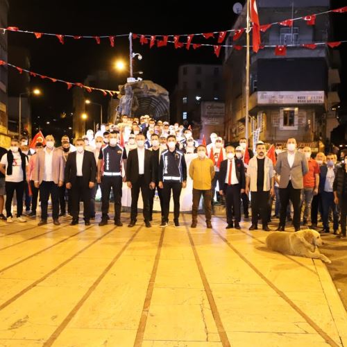 15 Temmuz Demokrasi ve Milli Birlik Günü'nde Alanlardaydık