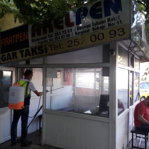 Koronavirüse Karşı Dezenfekte ve Yıkama Çalışmalarımızı Sürdürüyoruz