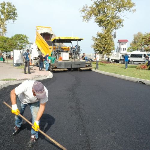 Sıcak Asfalt Kaplamasına Milli Egemenlik Caddesi'nde Başladık