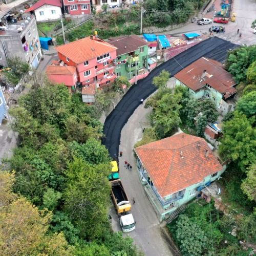 Milli Egemenlik Caddesi Trafiğe Açıldı, 3.Etap Asfalt Çalışmasına Terakki Mahallesi'nde Başladık