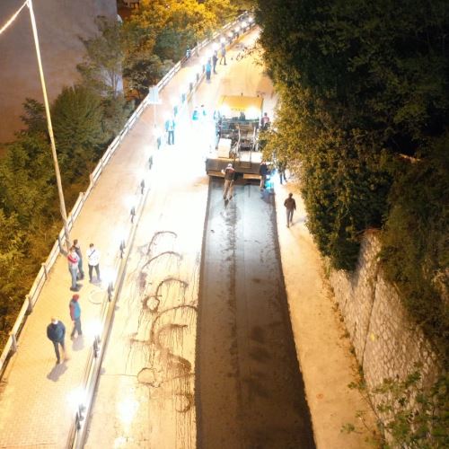 Behçet Kemal Çağlar Caddesi'nde Sıcak Asfalt Çalışmasını Tamamladık