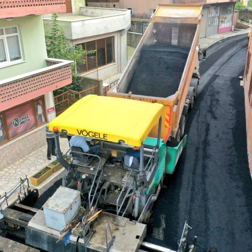 Yeşil Mahalle- Akşemsettin Caddesi'nde 6.Etap Asfalt Çalışmalarını Başlattık