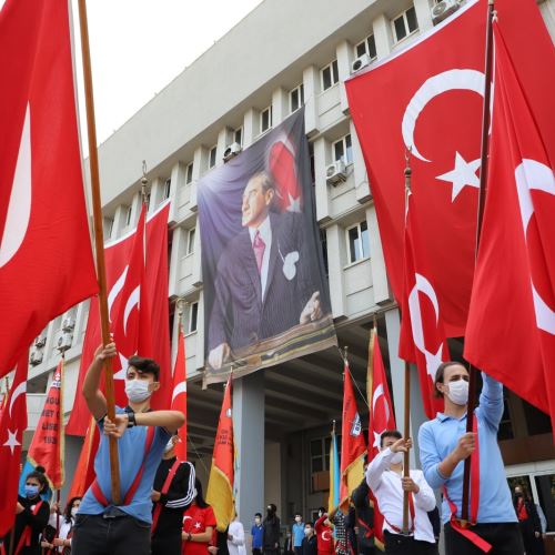 29 Ekim Cumhuriyet Bayramı Çelenk Koyma Töreni Düzenlendi