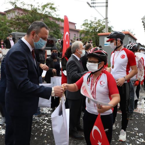 Başkanımız Dr.Ömer Selim ALAN, Cumhuriyet Bisiklet Turu Etkinliğine Katıldı