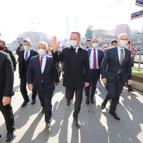 Ulaştırma ve Altyapı Bakanımız Sn.Adil Karaismailoğlu'ndan Belediyemize Ziyaret