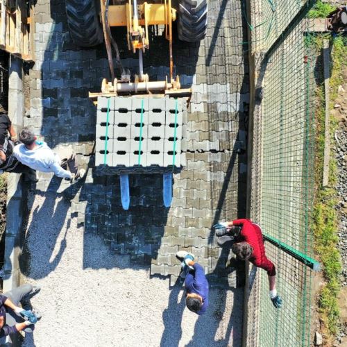 Parke Kaplama Yol Çalışmalarımız Sürüyor