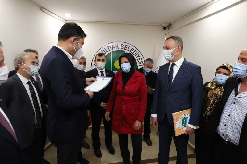 20 Yıllık Sorunu Çözdük, Hemşehrilerimiz Tapularına Kavuştular