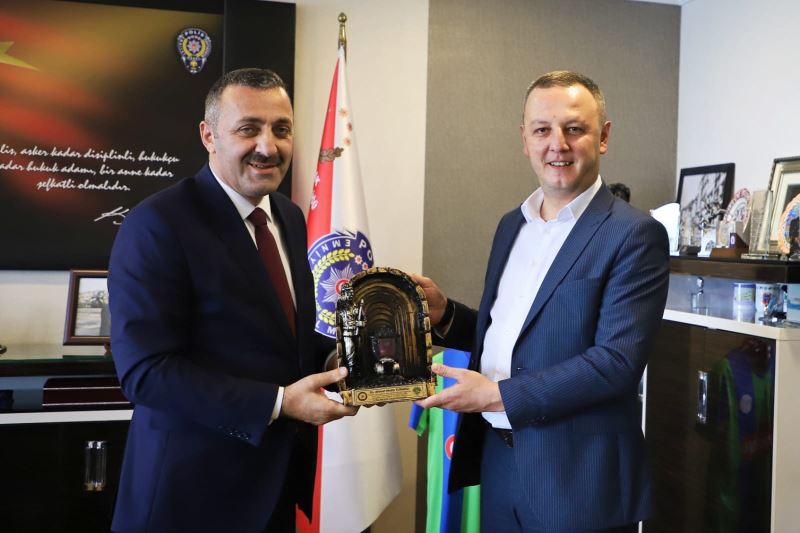 Başkanımız Dr.Ömer Selim ALAN'dan, İl Emniyet Müdürü Ahmet Metin Turanlı'ya Veda Ziyareti