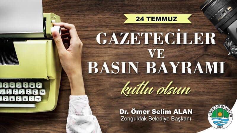 Başkanımız Dr.Ömer Selim ALAN, 24 Temmuz Gazeteciler ve Basın Bayramı'nı Kutladı