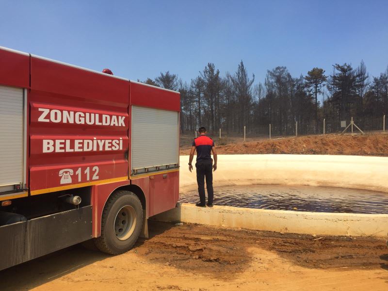 Manavgat'ta Yangın Söndürme Çalışmalarına Desteğimiz Sürüyor 