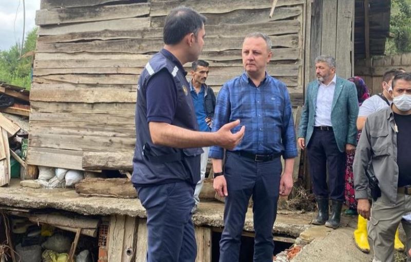 Başkanımız Dr.Ömer Selim ALAN, Bartın Afet Bölgesinde İncelemelerde Bulunuyor