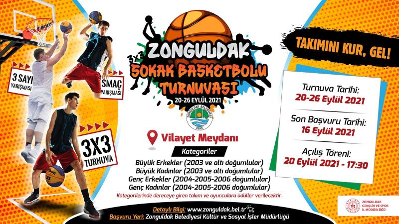 Takımını Kur, Sokak Basketbolu Turnuvasında Yerini Al!