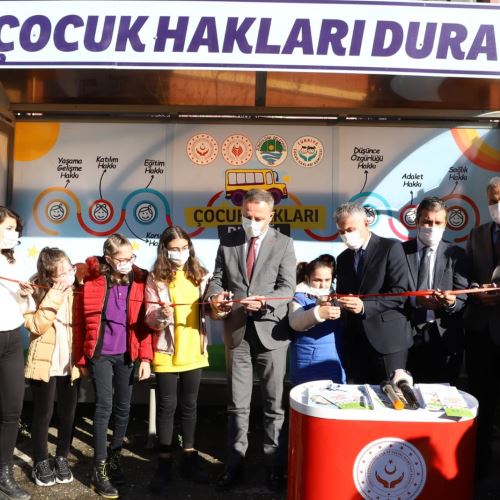 Çocuk Hakları Durağı'nın Açılışını Gerçekleştirdik