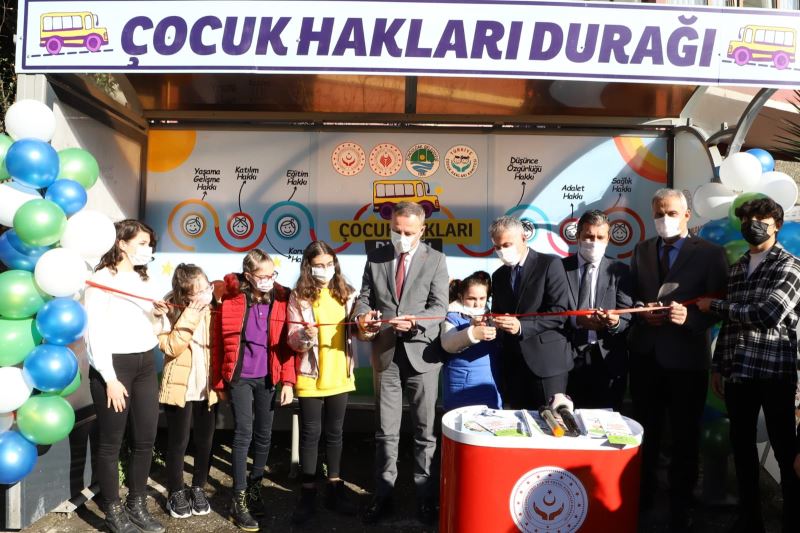 Çocuk Hakları Durağı'nın Açılışını Gerçekleştirdik