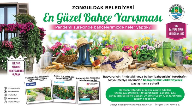 En Güzel Balkon ve Bahçe Yarışması Başlıyor