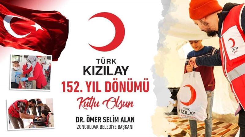 Başkanımız Dr.Ömer Selim ALAN Türk Kızılay'ın 152. Kuruluş Yılını Kutladı