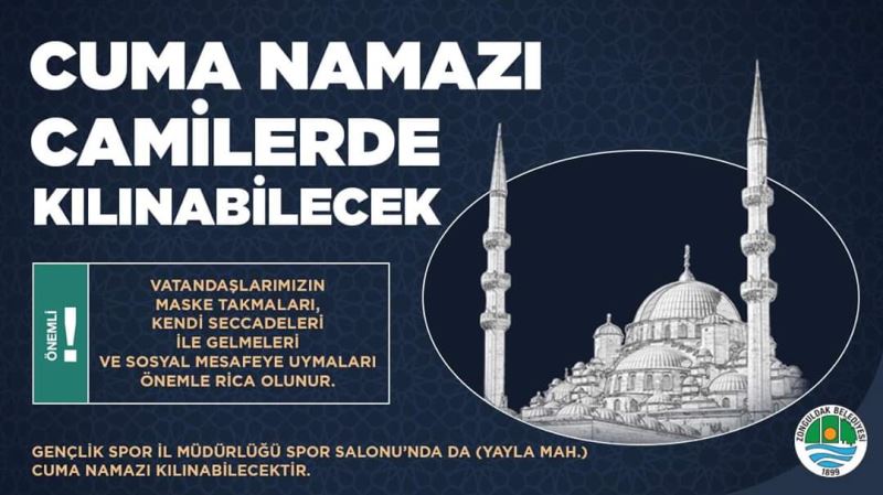 Cuma Namazı Camilerde Kılınabilecek