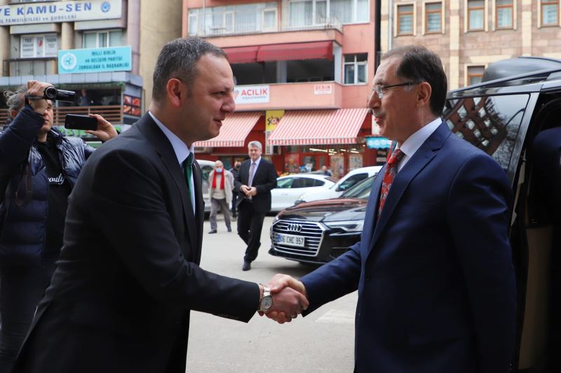 Türkiye Kamu Başdenetçisi Sn.Şeref MALKOÇ'tan Belediyemize Ziyaret