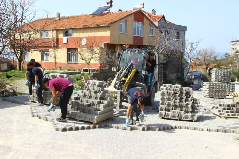 Dilektepe Sokak'ta Parke Kaplama Yol Çalışmamız Başladı