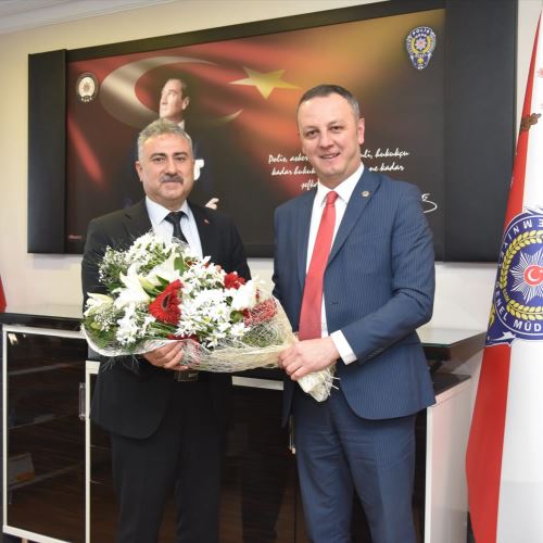 Başkanımız Dr.Ömer Selim ALAN,  İl Emniyet Müdürü Fahri Aktaş'ı Ziyaret Etti