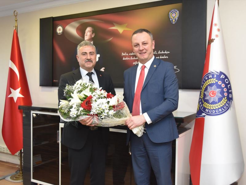 Başkanımız Dr.Ömer Selim ALAN, İl Emniyet Müdürü Fahri Aktaş'ı Ziyaret Etti