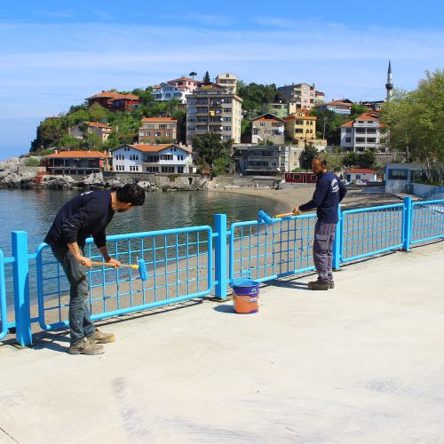 Karadeniz'in İncisi Kapuz Plajında Yaz Sezonu Hazırlıkları Başladı 